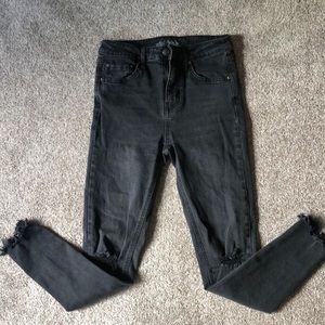 Black High Waisted Skinny Jeans